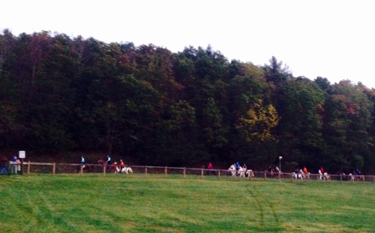 The start of the 50 mile viewed from our camp.