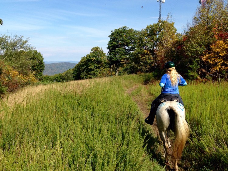 Madison and Faygo start to head down the mountain.